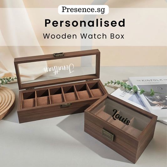 Personalised Wooden Watch Box