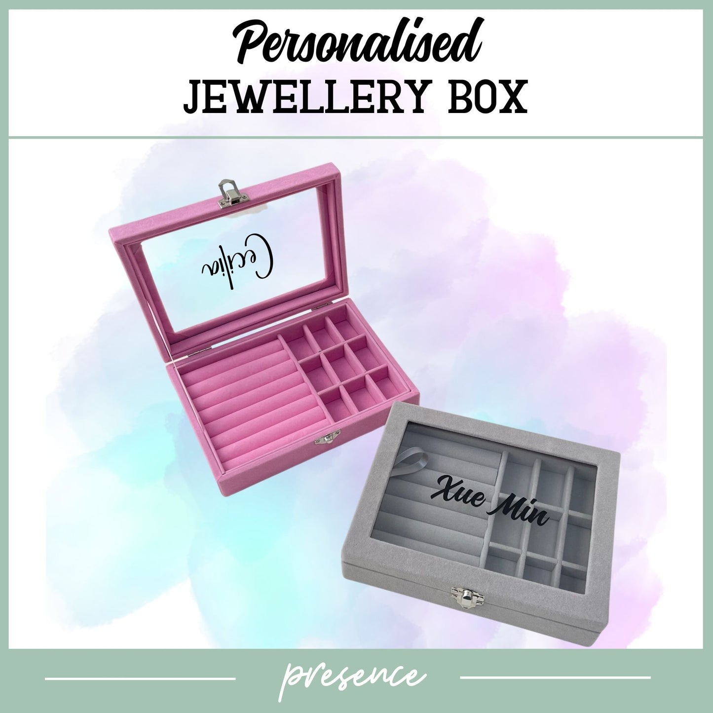 Personalised Jewellery Box | Customised Accessories Box