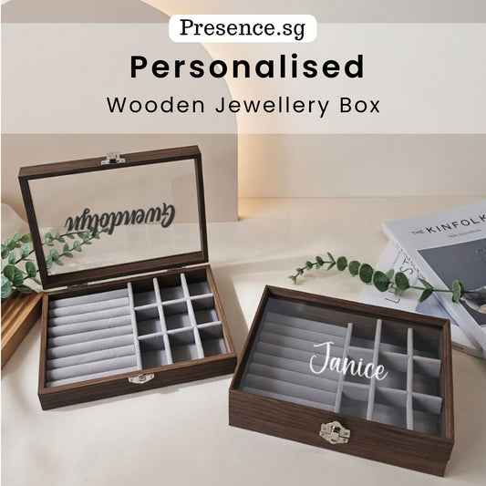Personalised Wooden Jewellery Box