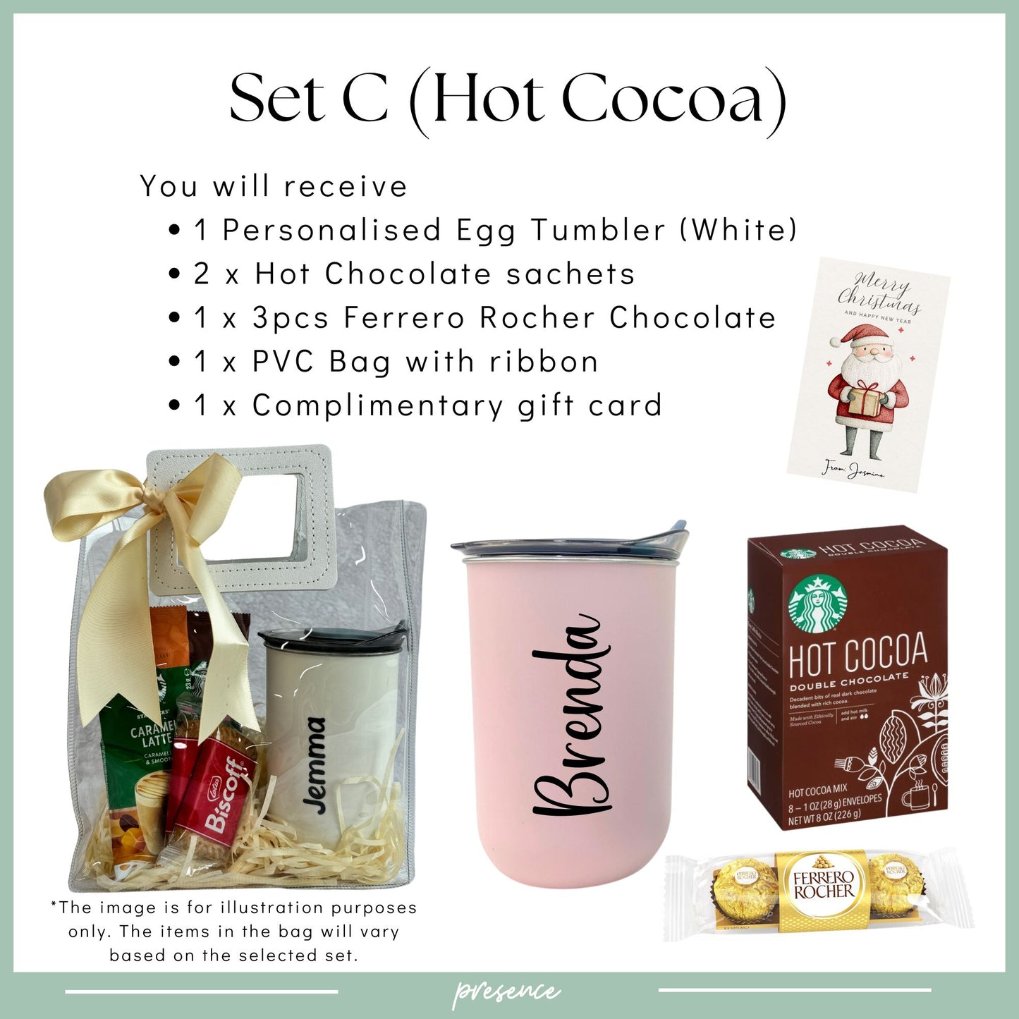 Personalised Tumbler Gift Set with Treats