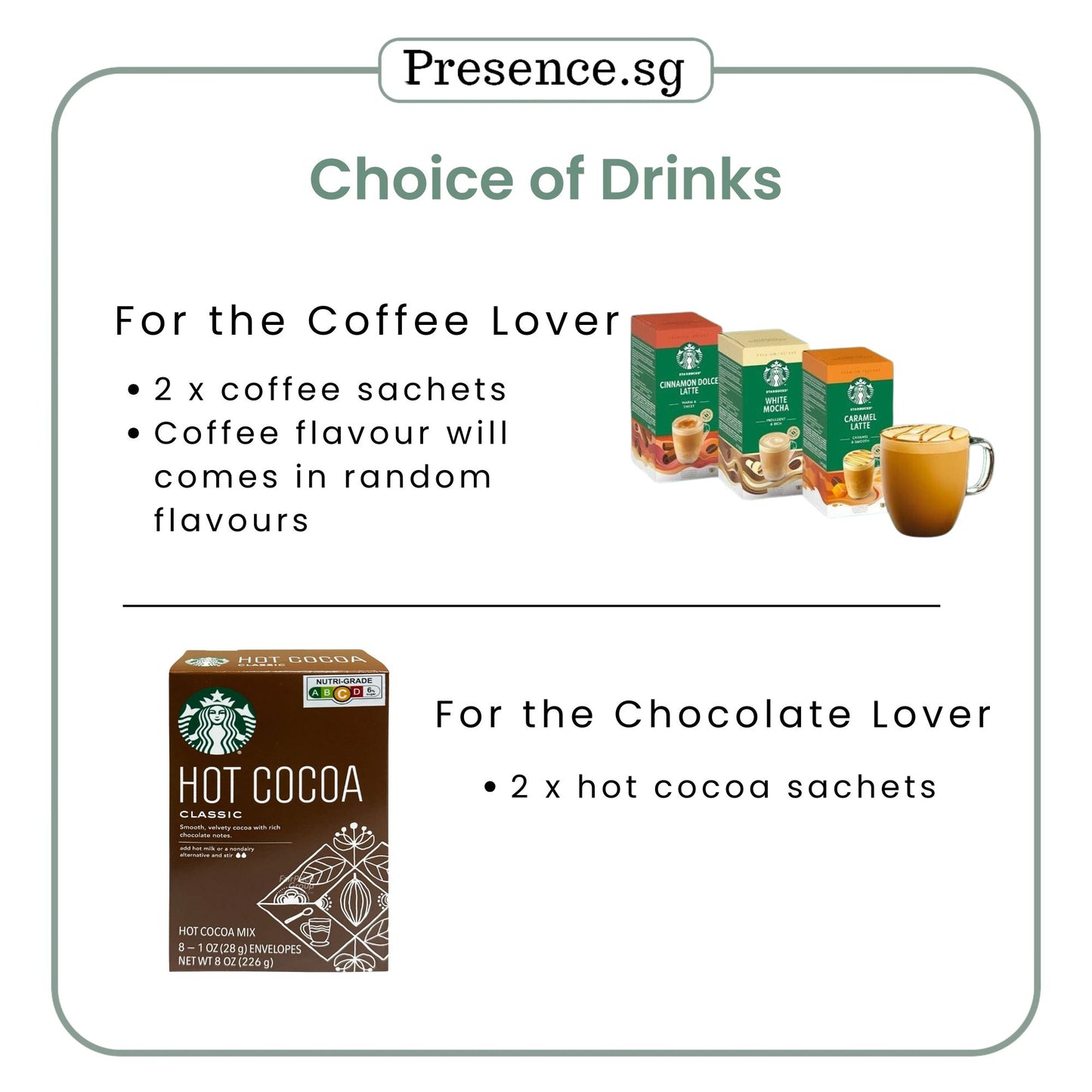 Personalised Christmas Coffee Tumbler Gift Set  (Dual Side Printing)