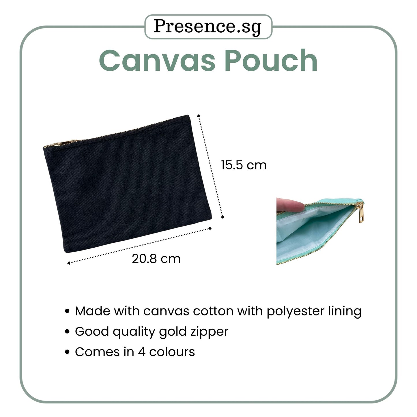 Personalised Canvas Pouch - Teachers' Day Gift