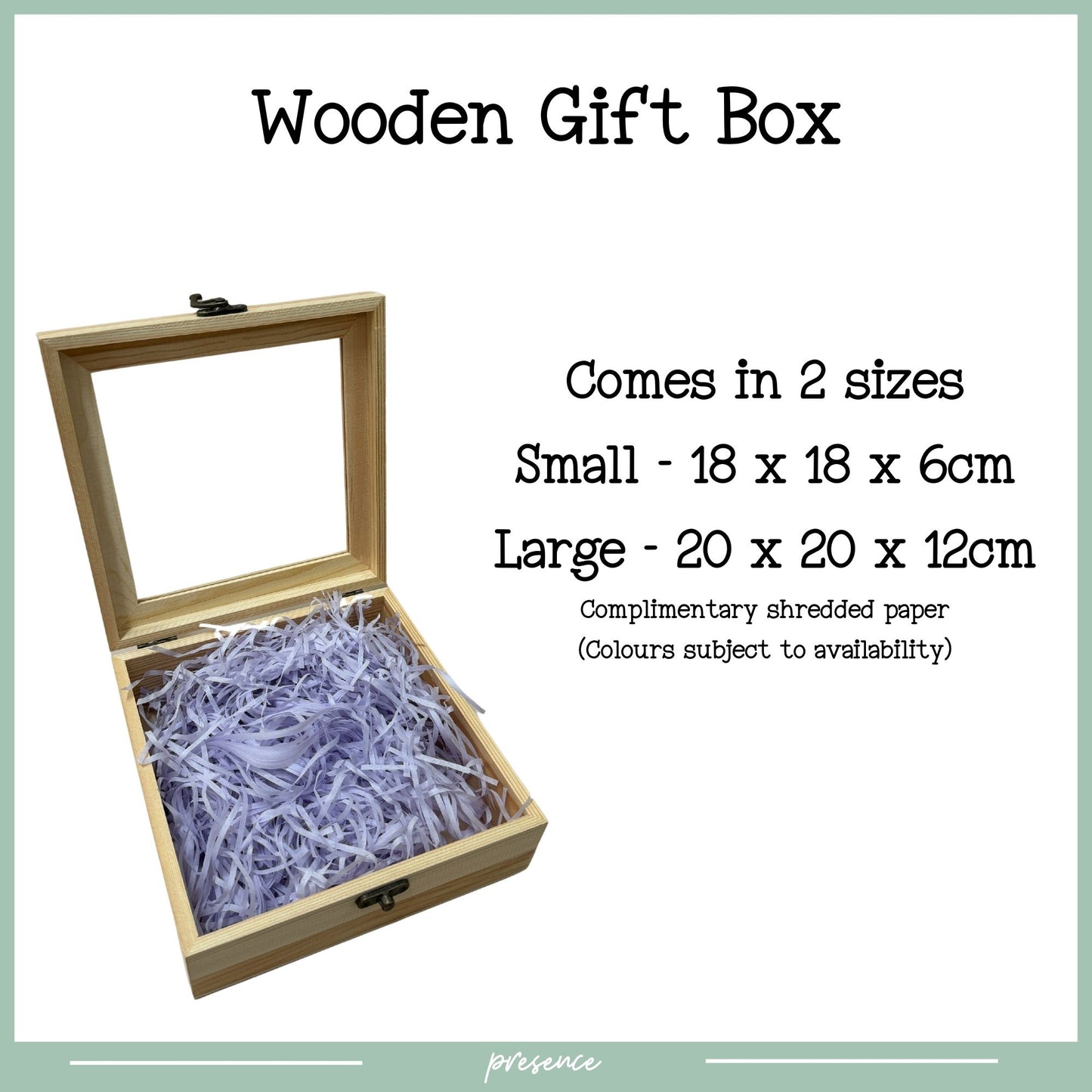 Personalised Wooden Gift Box