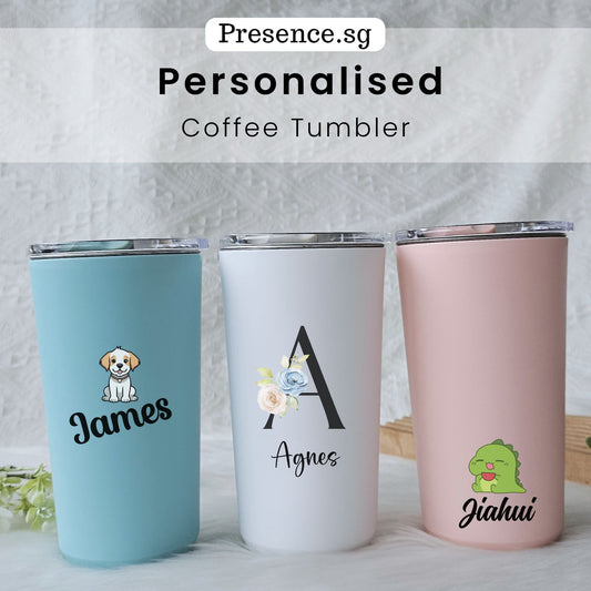 Personalized Coffee Tumbler with printed design