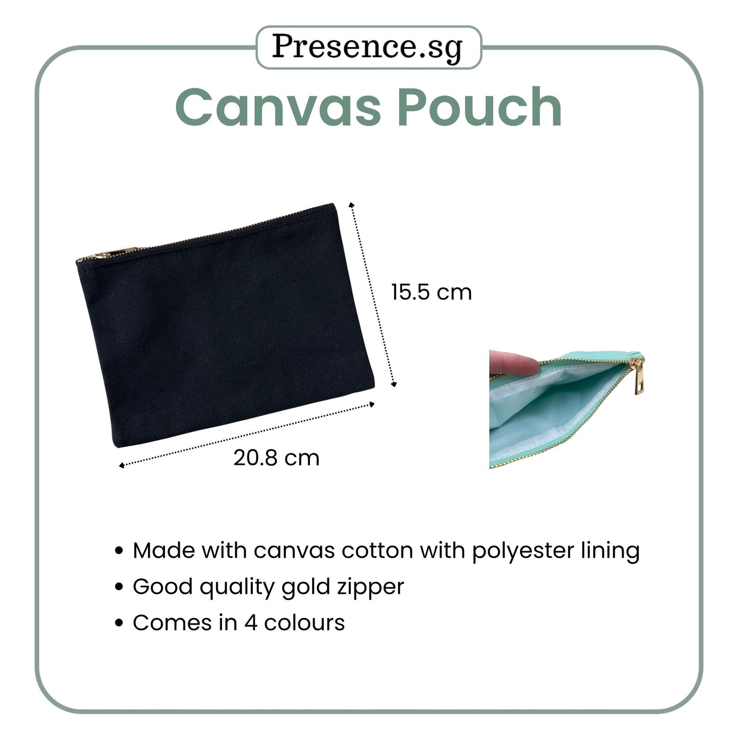 Teachers’ Day Gift Set – Canvas Pouch + Notepad (with Treat Add-on Option)