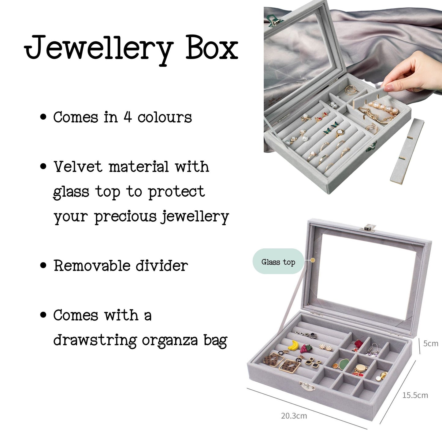 Personalised Jewellery Box | Customised Accessories Box