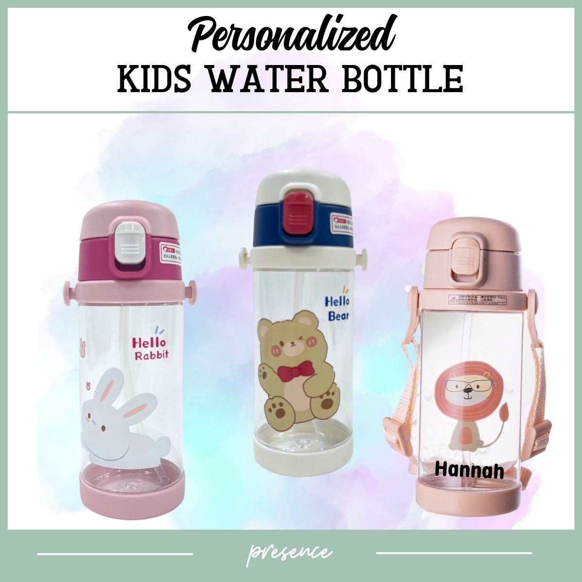 Personalized Kids Water Bottle 350ml