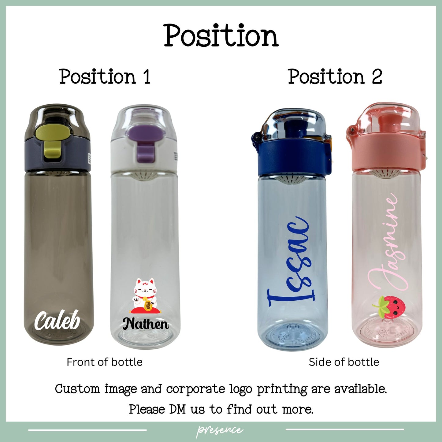 Personalised Tritan Water Bottle 550ml