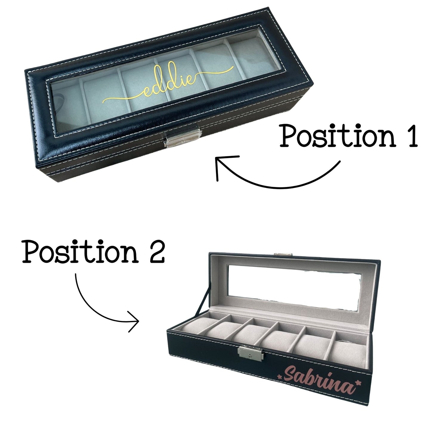 Personalised Watch Storage Box