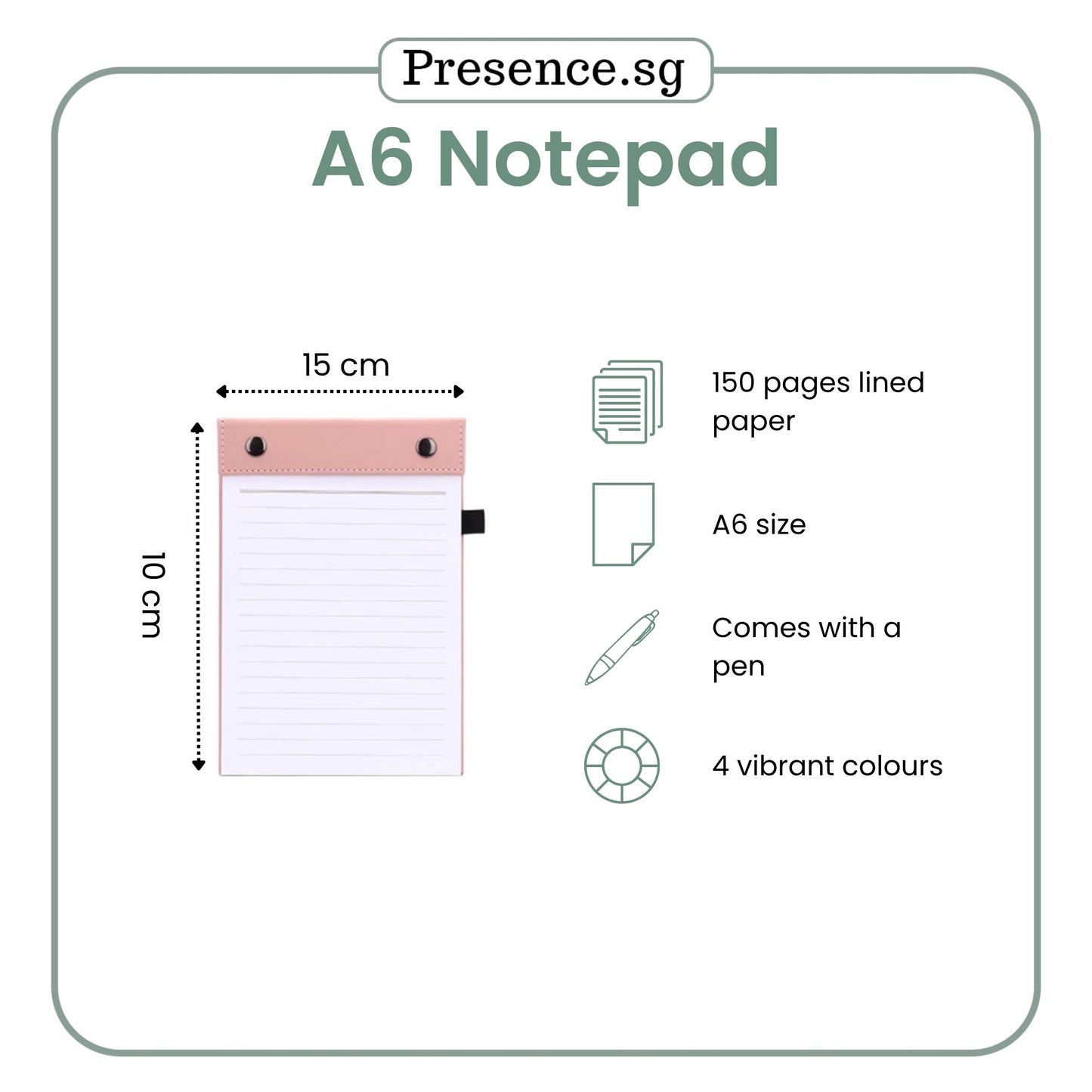 Teachers’ Day Gift Set – Canvas Pouch + Notepad (with Treat Add-on Option)