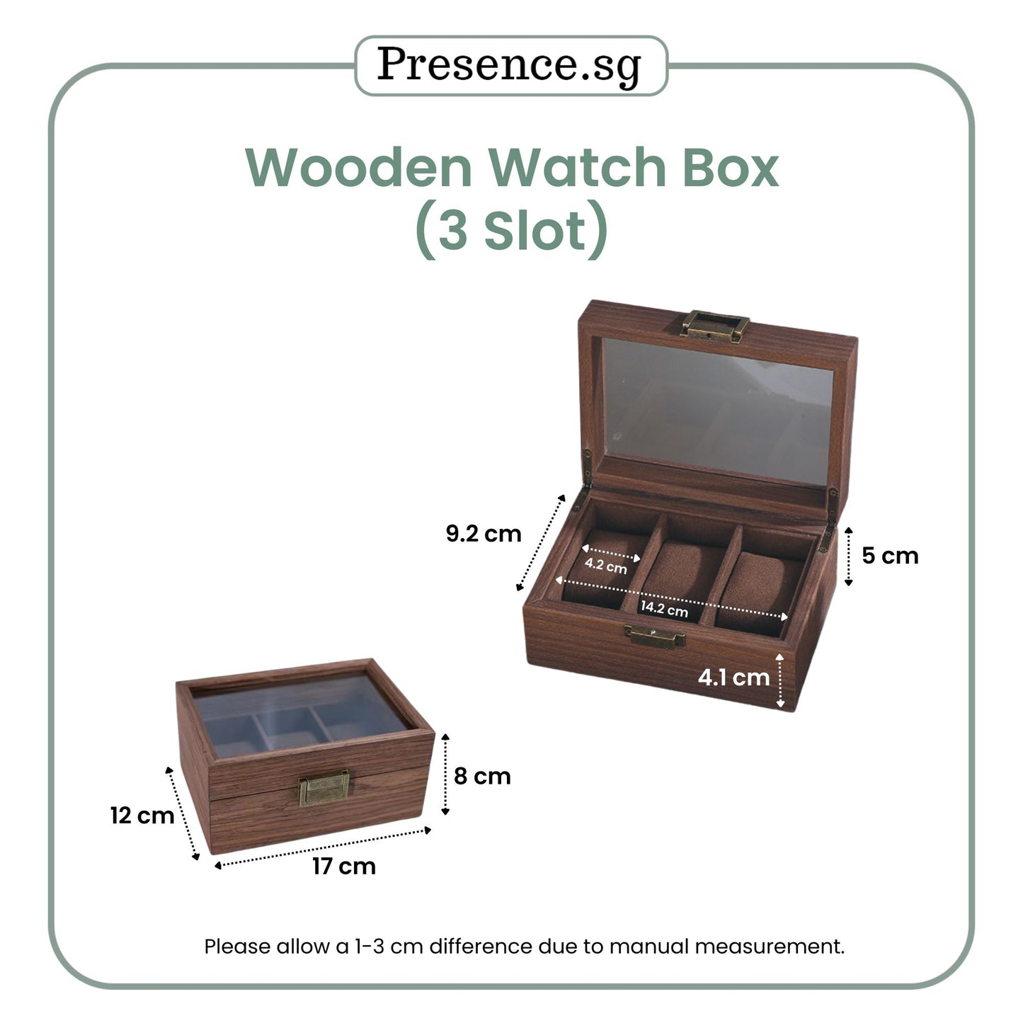 Personalised Wooden Watch Box