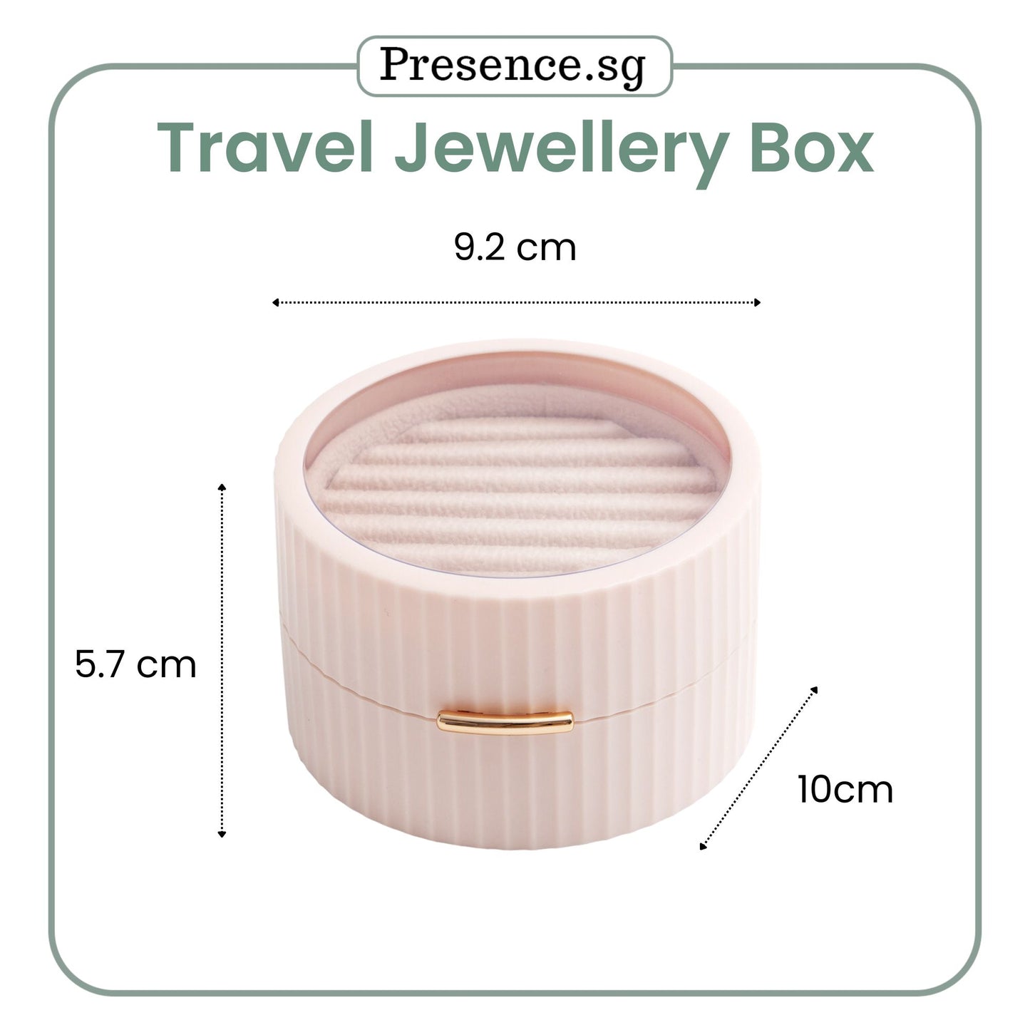 Personalised Travel Accessories Jewellery Box