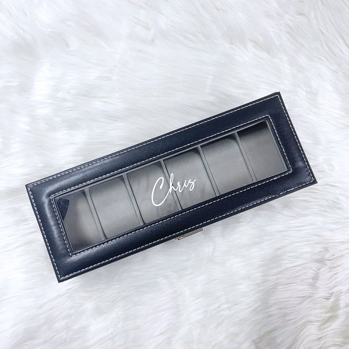 Personalised Watch Storage Box