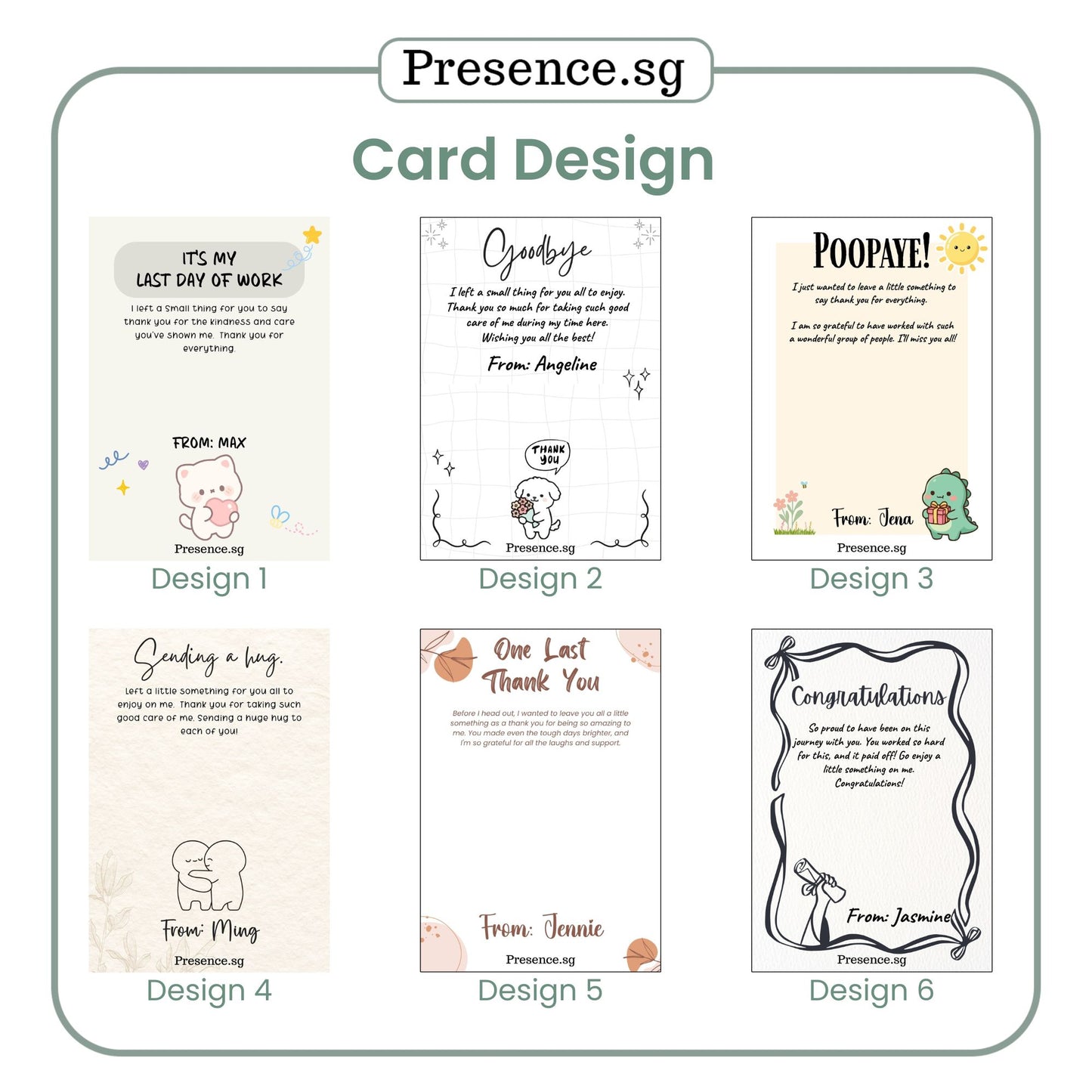 Personalized Chocolate Gift Pack with custom gift card