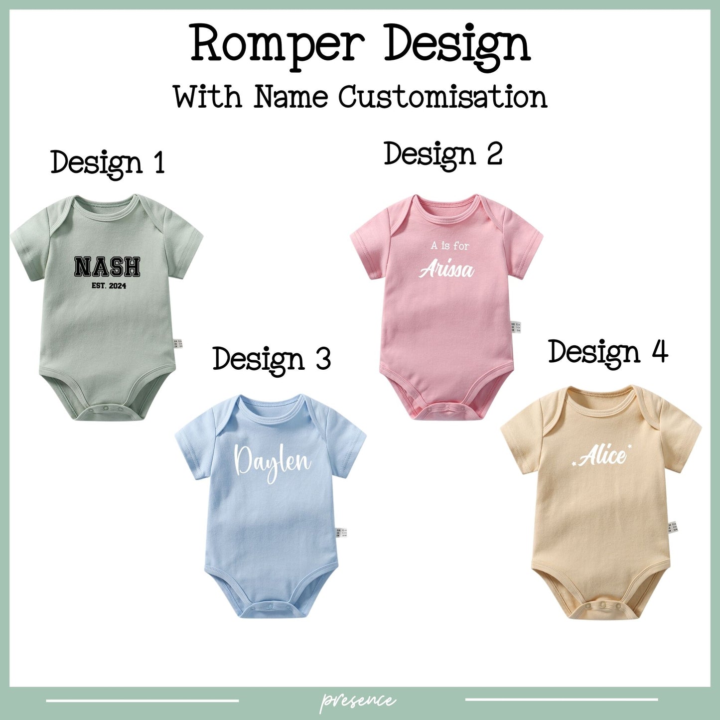 Personalized Baby Romper