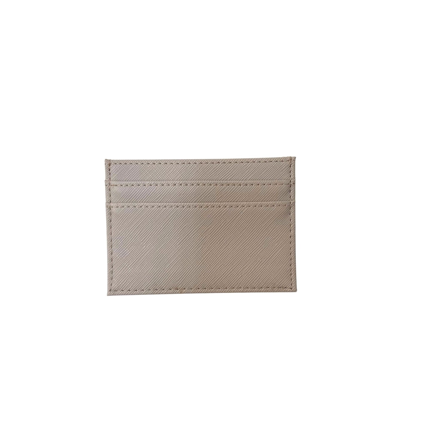 Personalized Saffiano Leather Card Holder