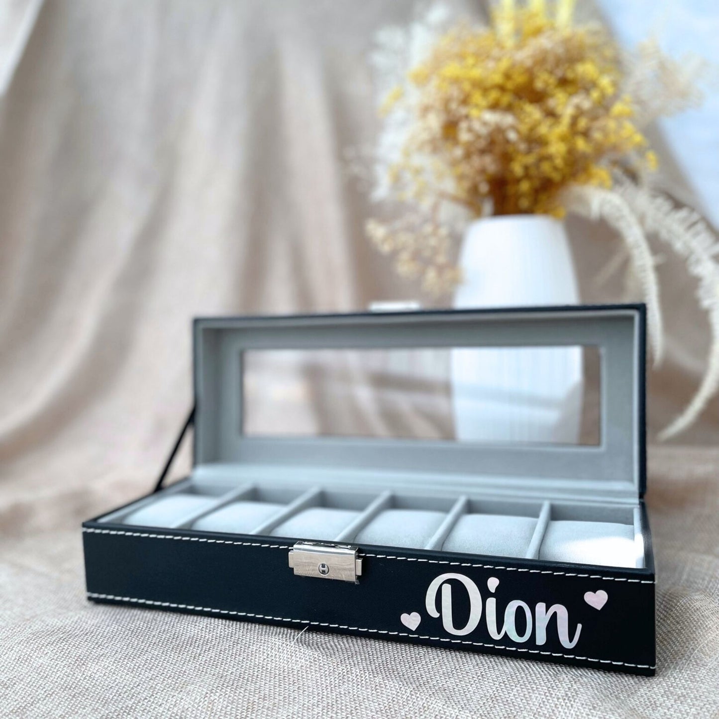 Personalised Watch Storage Box