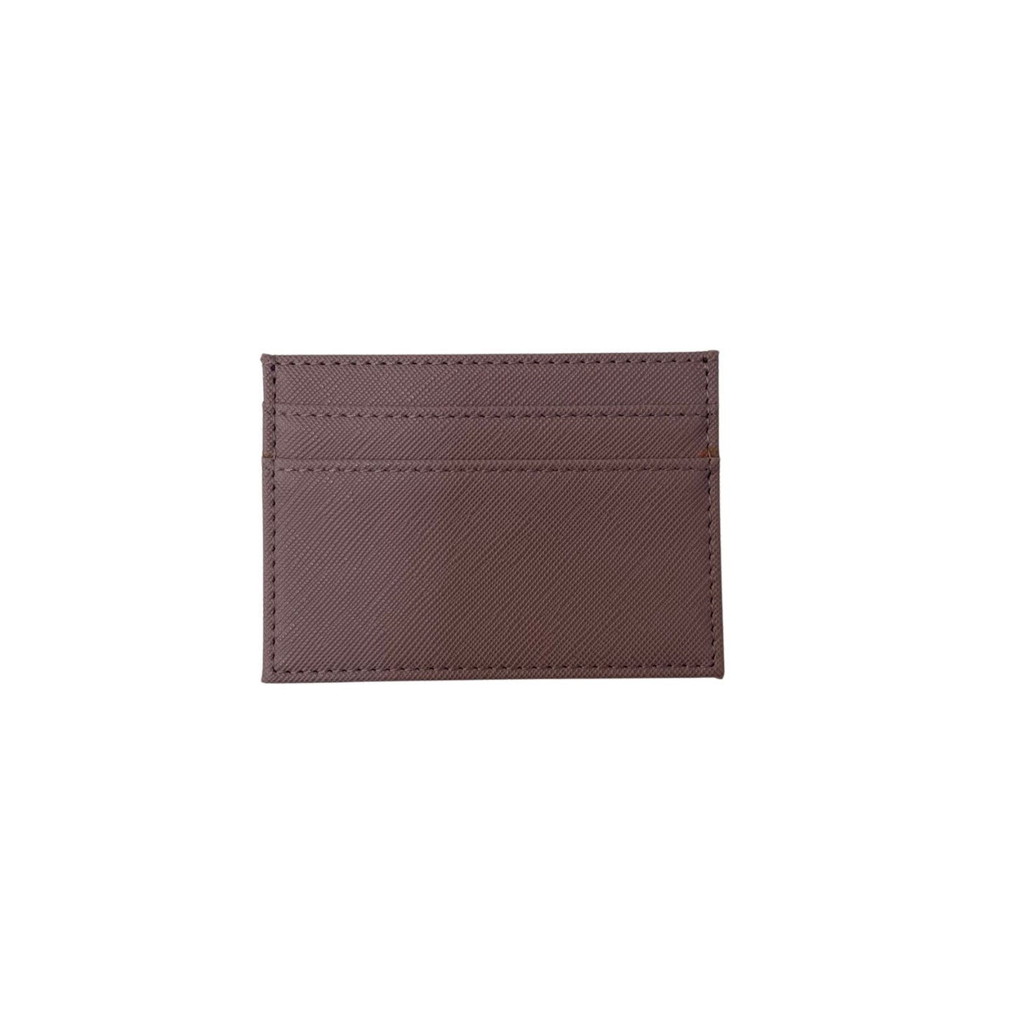 Personalized Saffiano Leather Card Holder