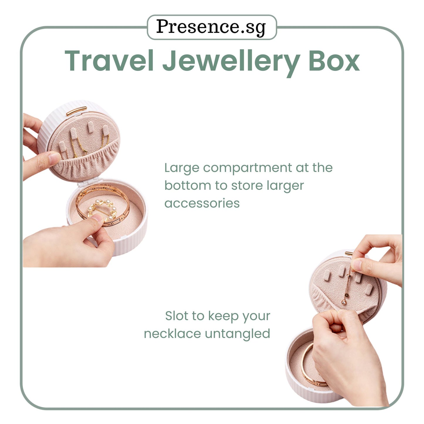 Personalised Travel Accessories Jewellery Box