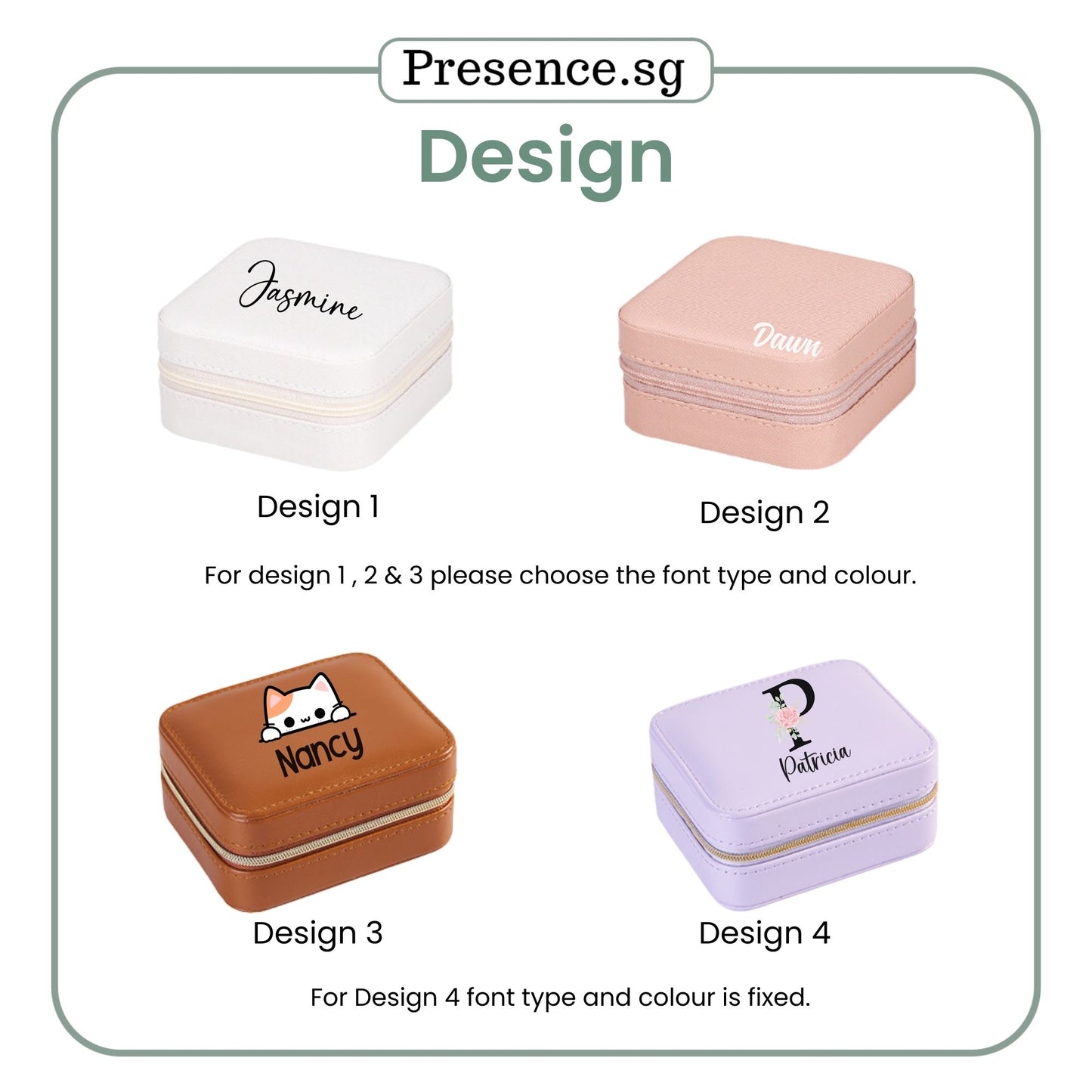 Personalised Travel Jewellery Box