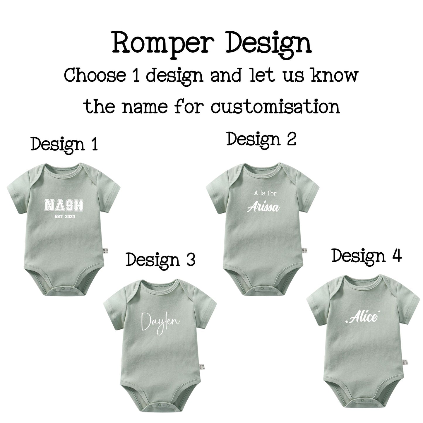 Cupcake Romper Baby Gift Set