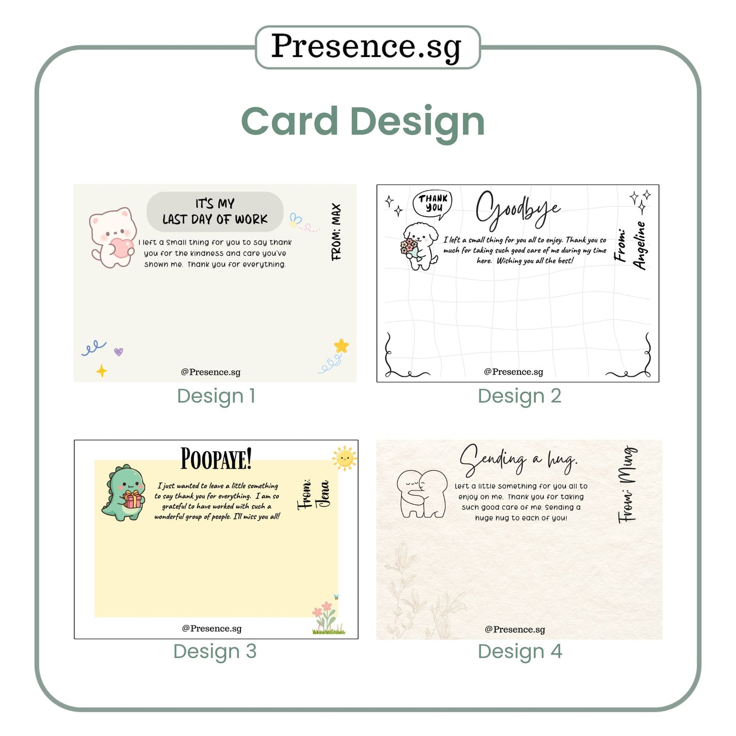 Personalized Coffee Gift Pack with custom gift card
