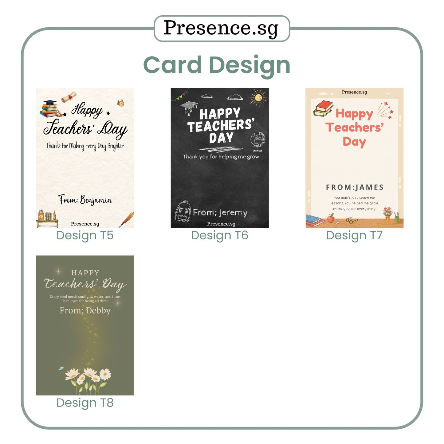 Personalized Chocolate Gift Pack with custom gift card