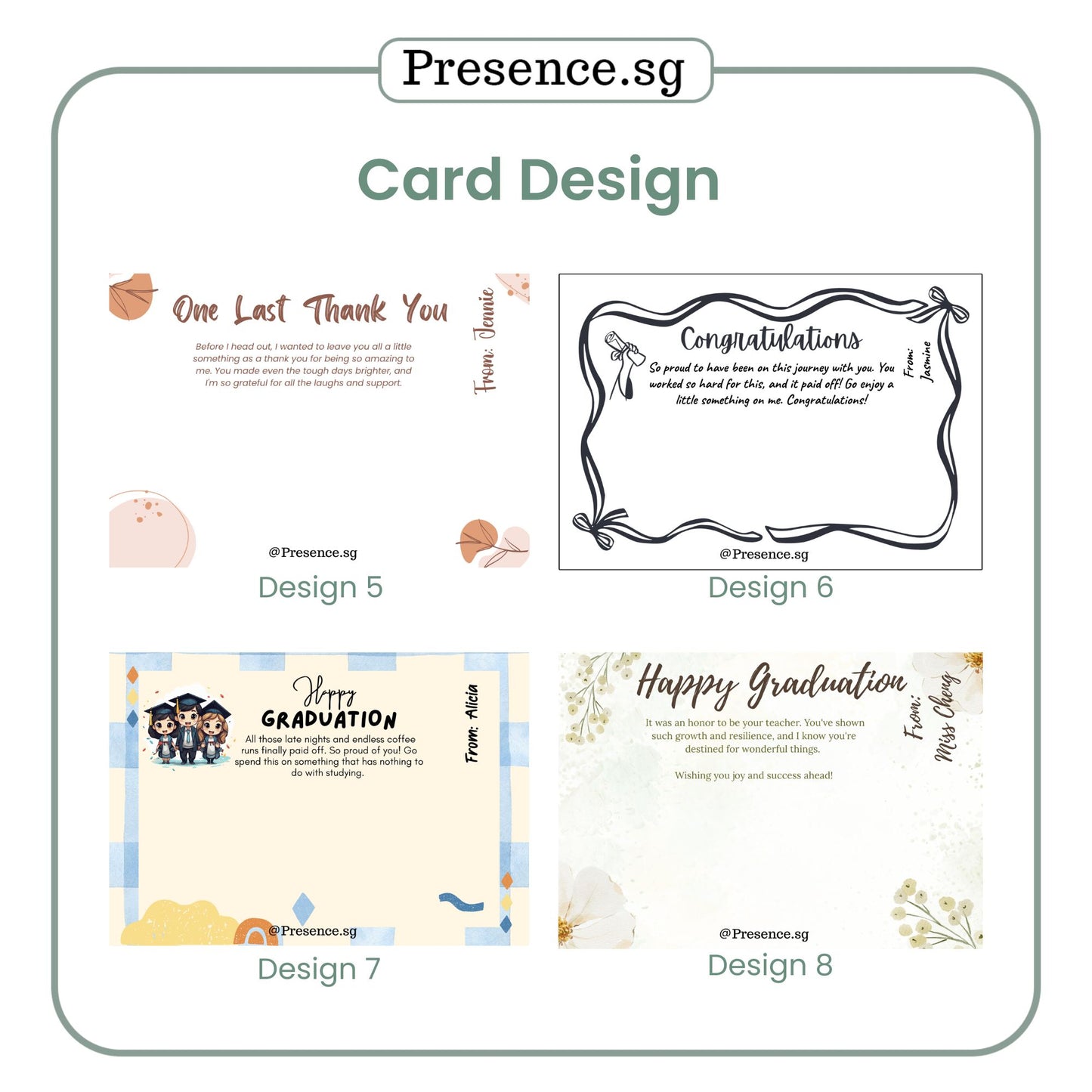 Personalized Coffee Gift Pack with custom gift card
