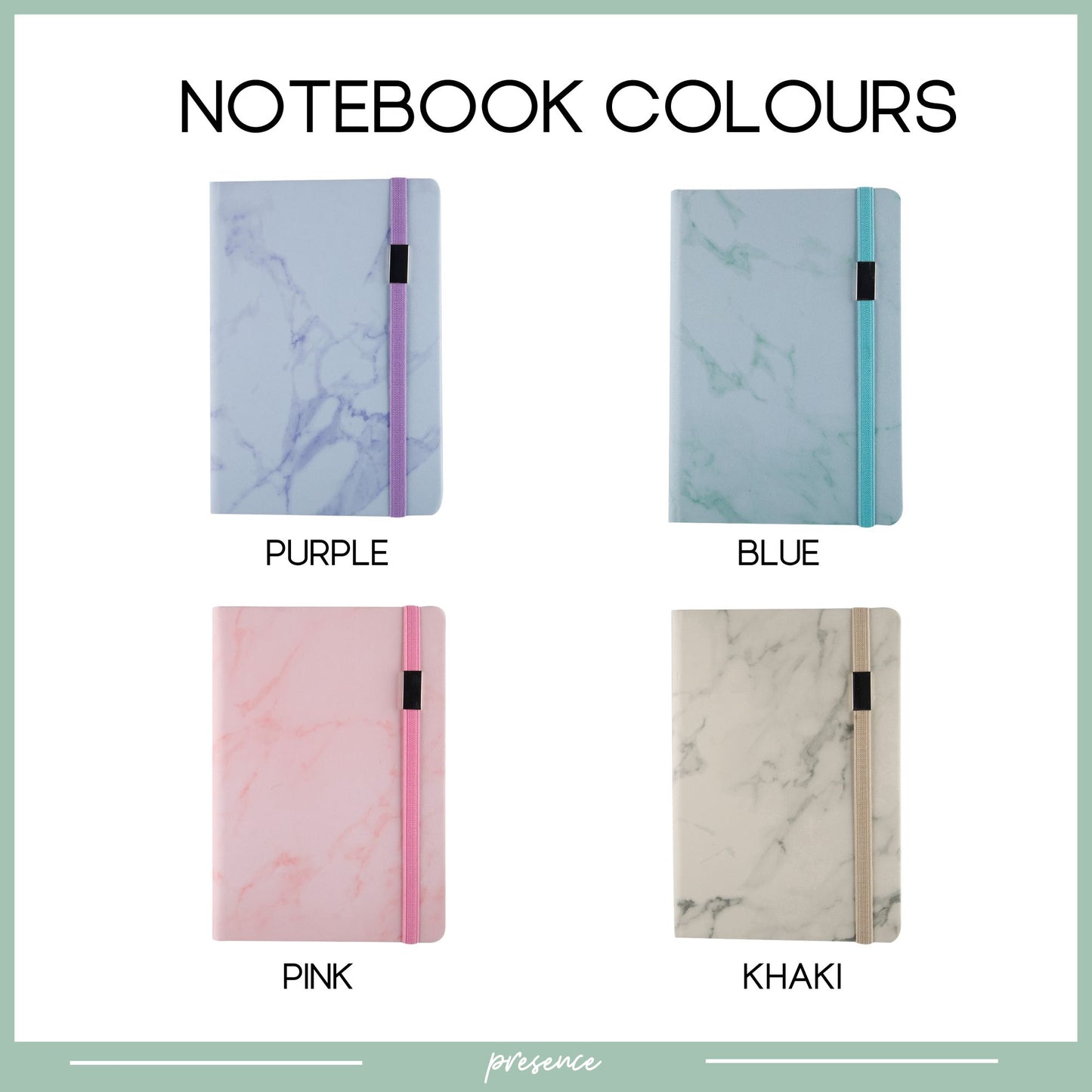 Personalised Marble Notebook A5