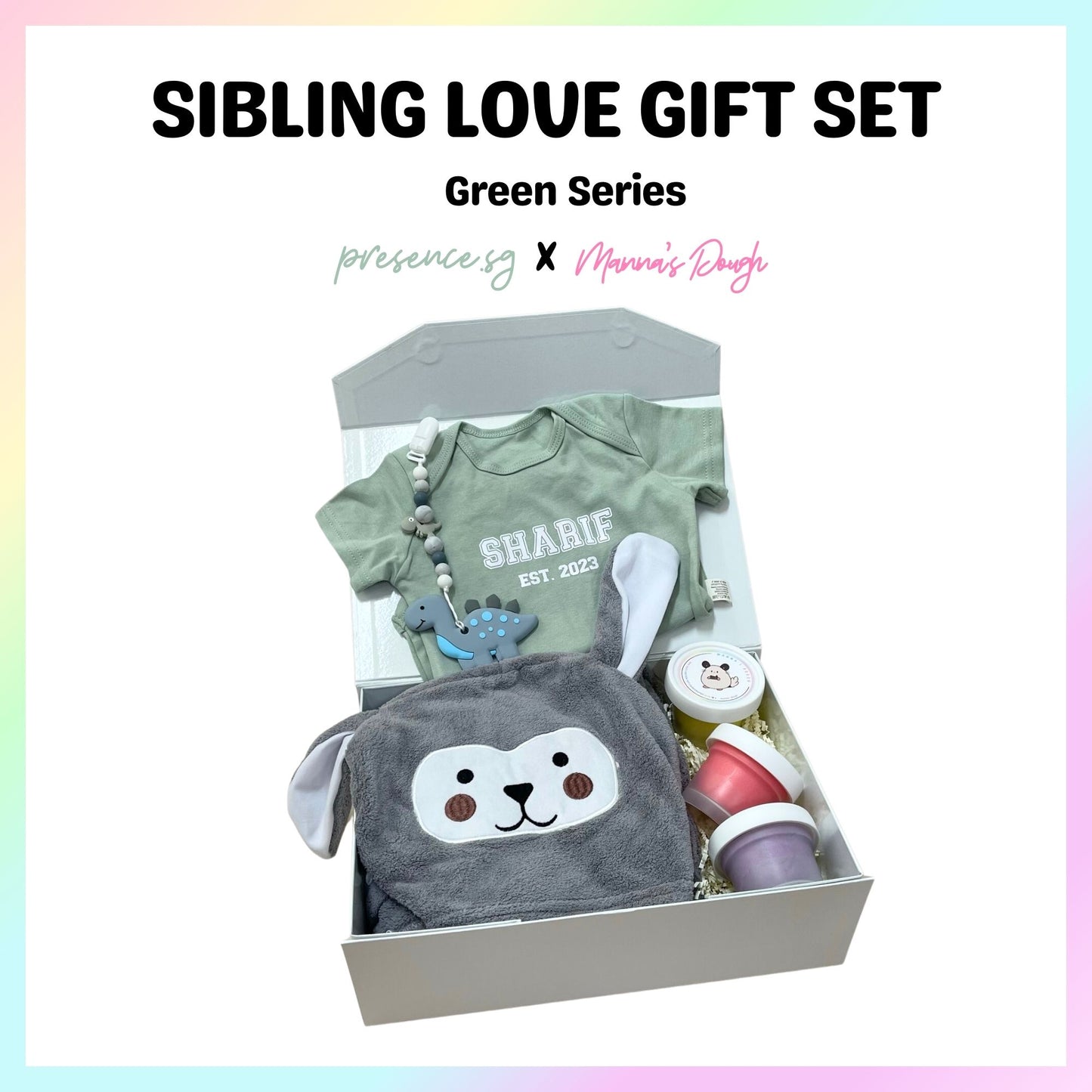 Siblings Love Gift Set - Green