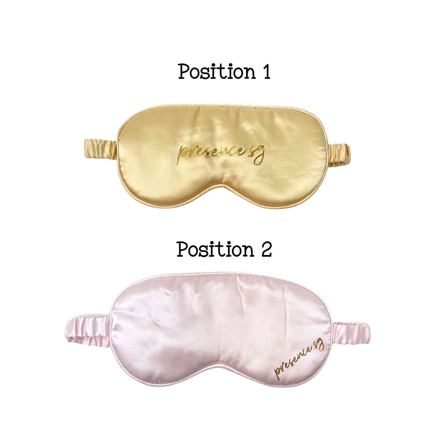 Personalised 3 Piece Eye Mask Set