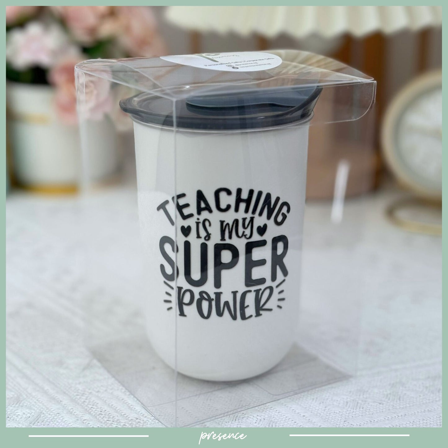 Personalised Teachers' Day Egg Tumbler 330ml