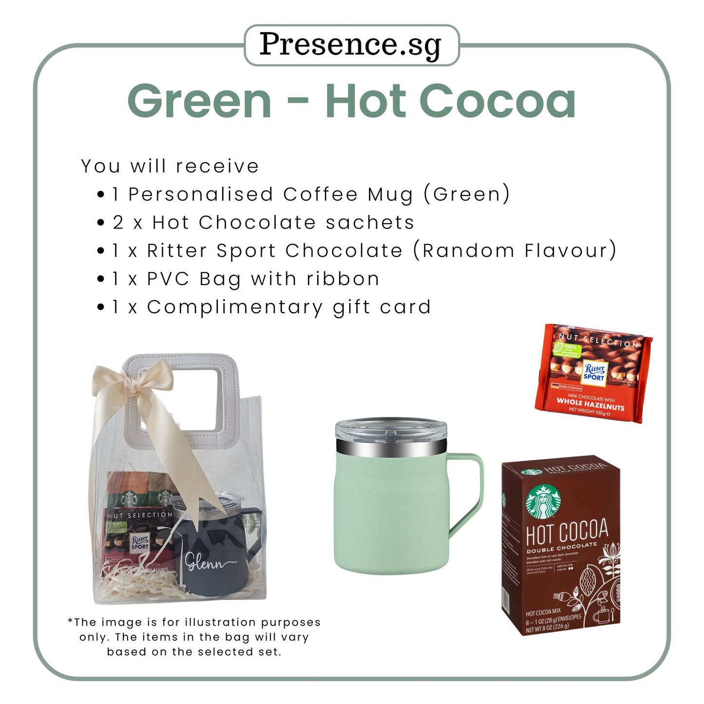 Personalised 450ml Coffee Mug & Treats Gift Set (Set B)