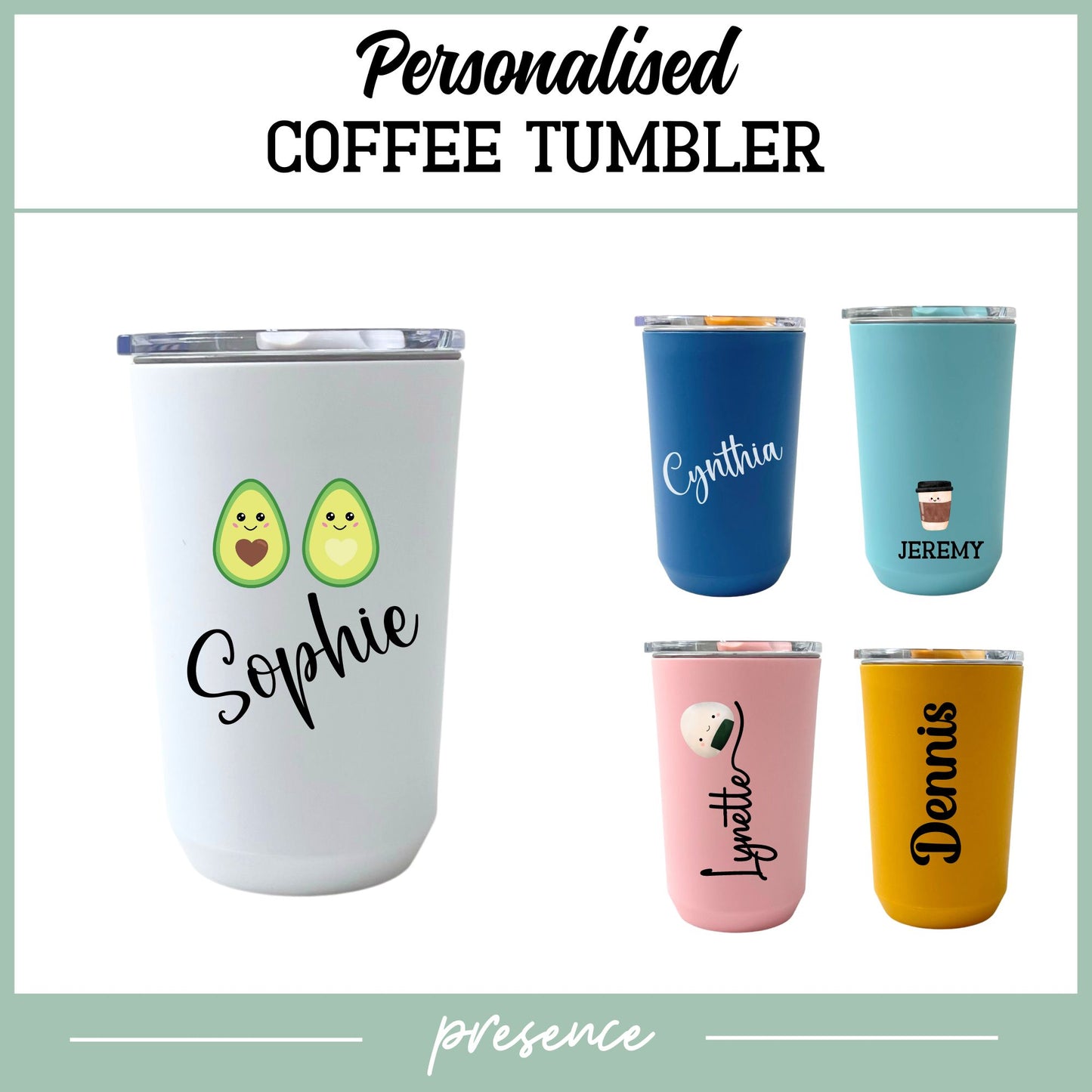 Personalized Coffee Tumbler 460 560ml