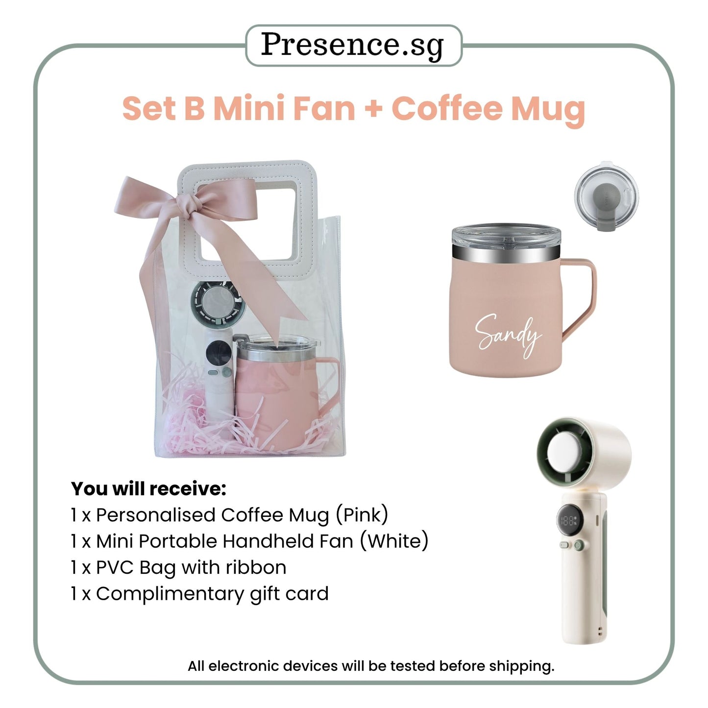 Personalized Commuter Chic Gift Set