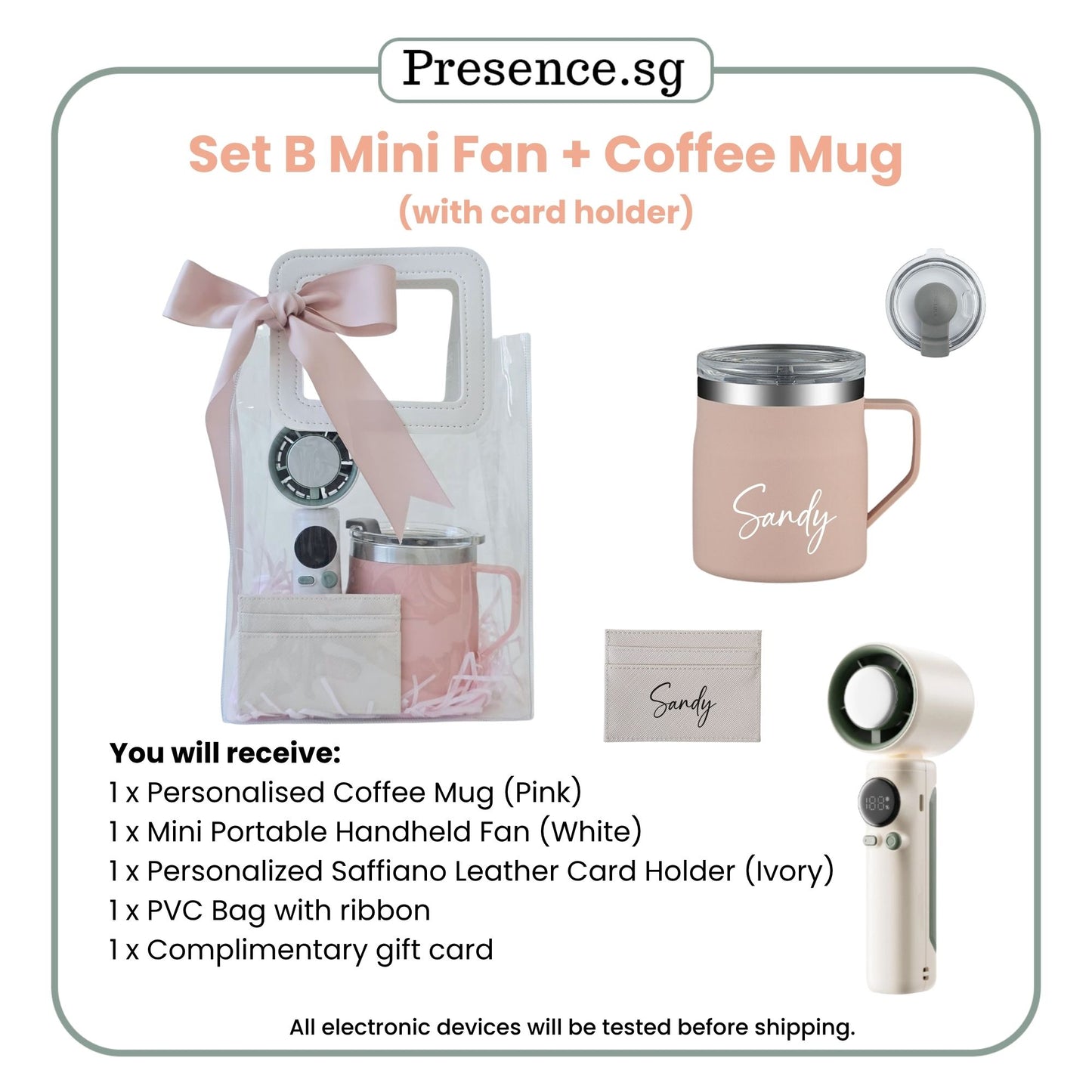 Personalized Commuter Chic Gift Set