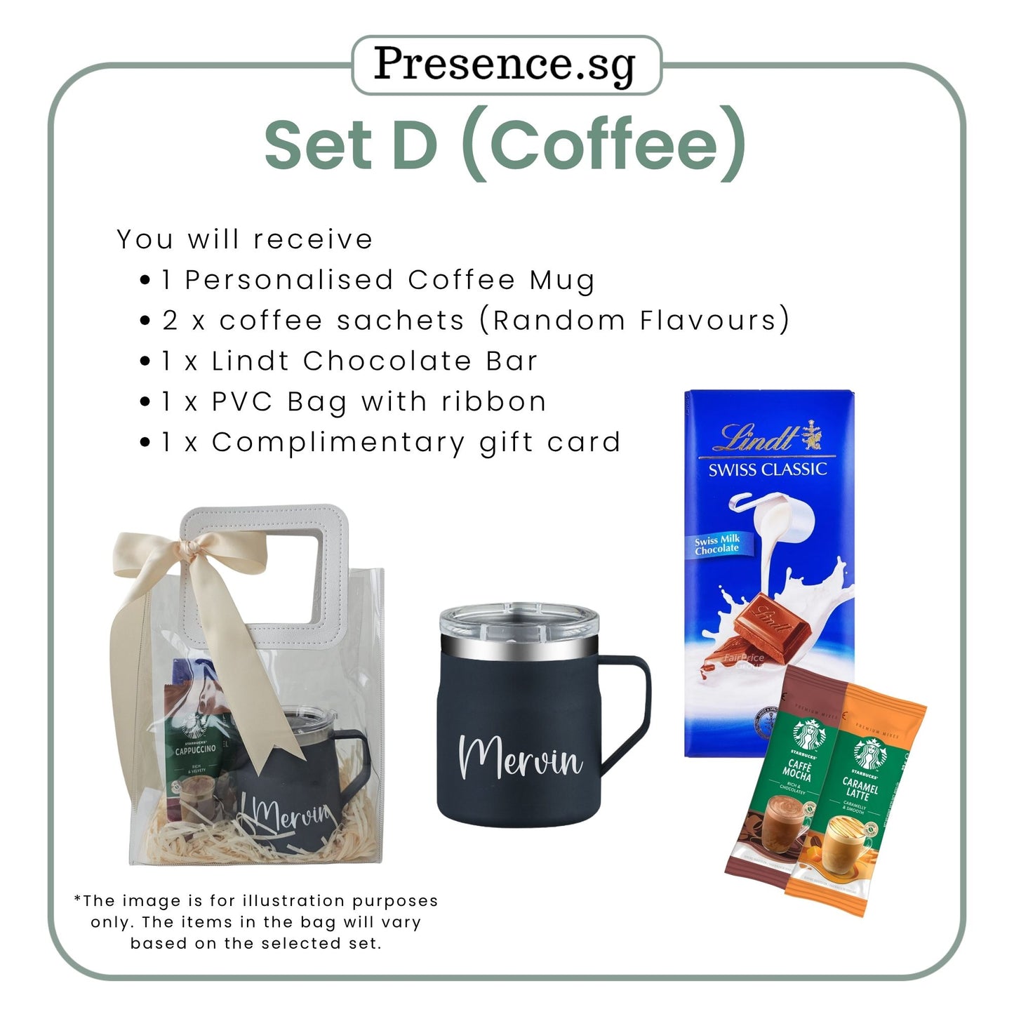 Personalised Tumbler Gift Set with Treats