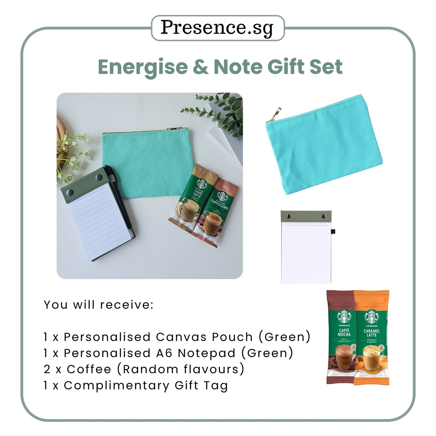 Teachers’ Day Gift Set – Canvas Pouch + Notepad (with Treat Add-on Option)