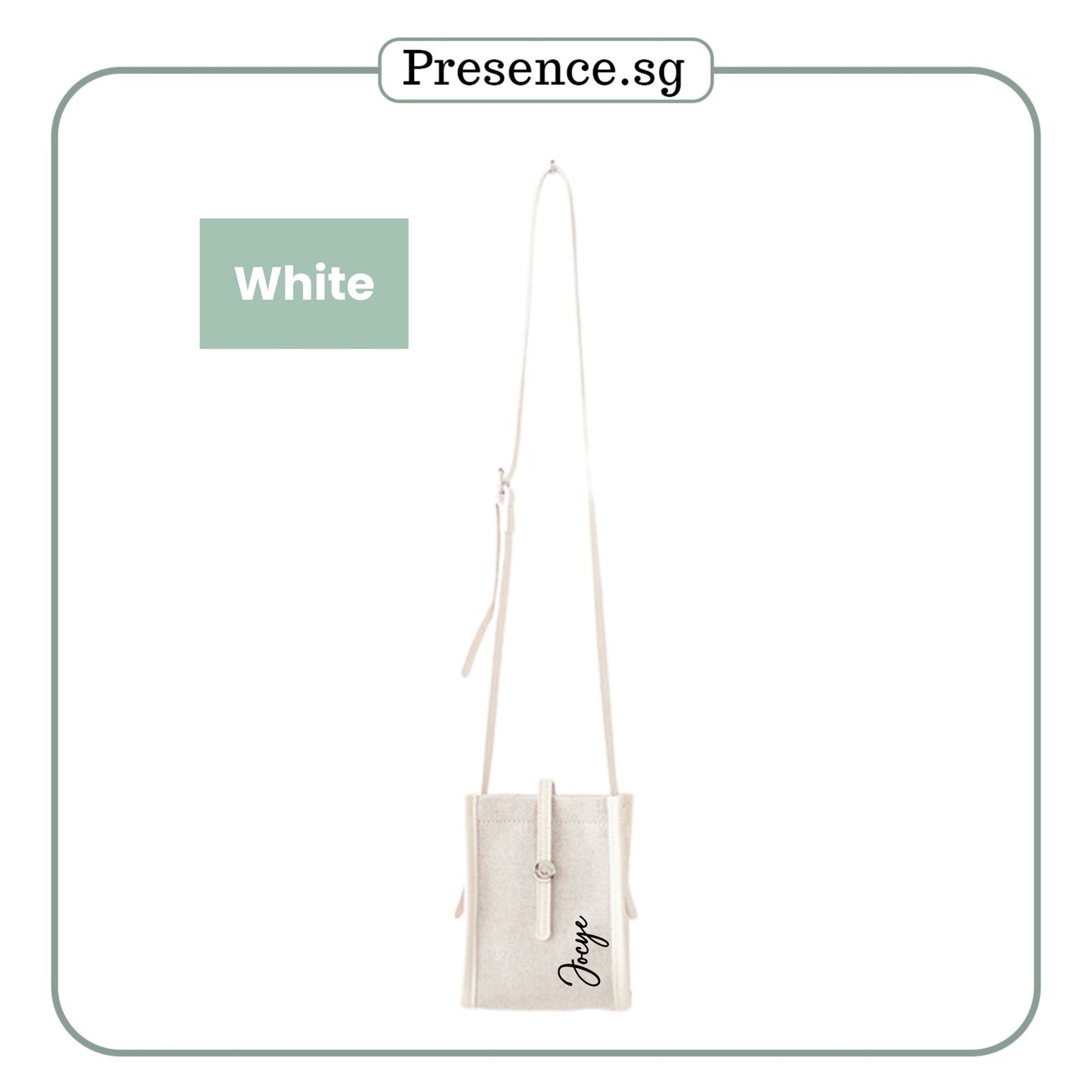 Personalized Retro Canvas Sling Bag