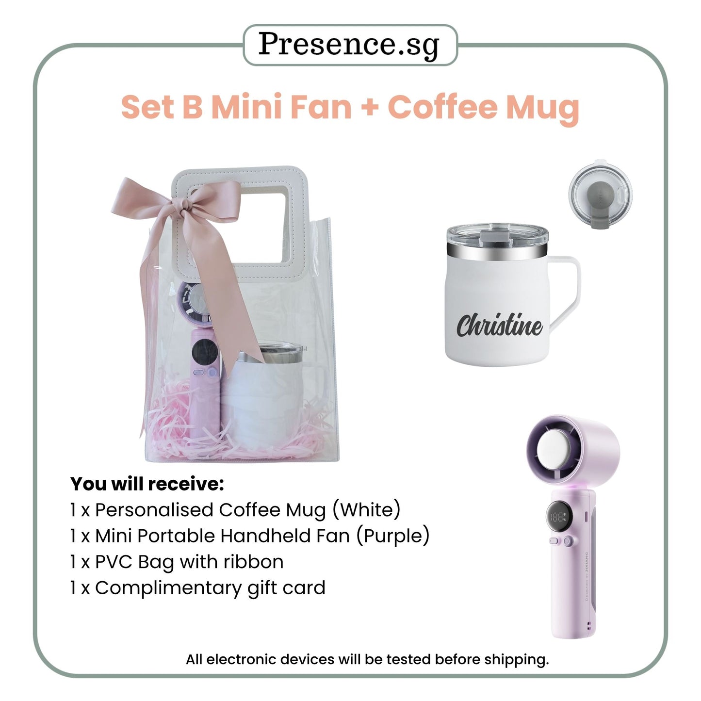 Personalized Commuter Chic Gift Set